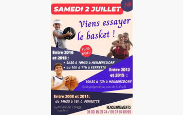 Viens essayer le basket